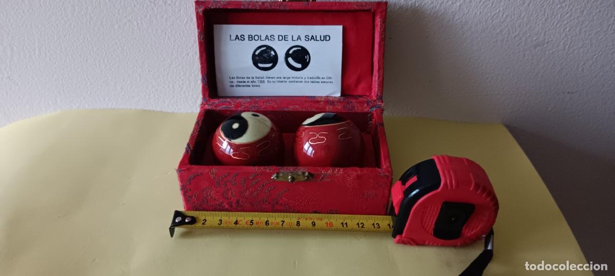 Arte: BOLAS CHINAS BAODING DE LA SALUD GRABADAS CON EL YIN Y EL YANG - Foto 7
