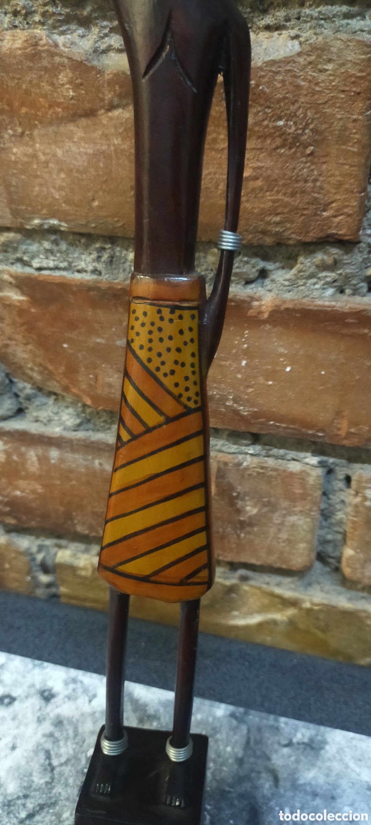 Arte: Estatuilla de madera africana - Foto 11