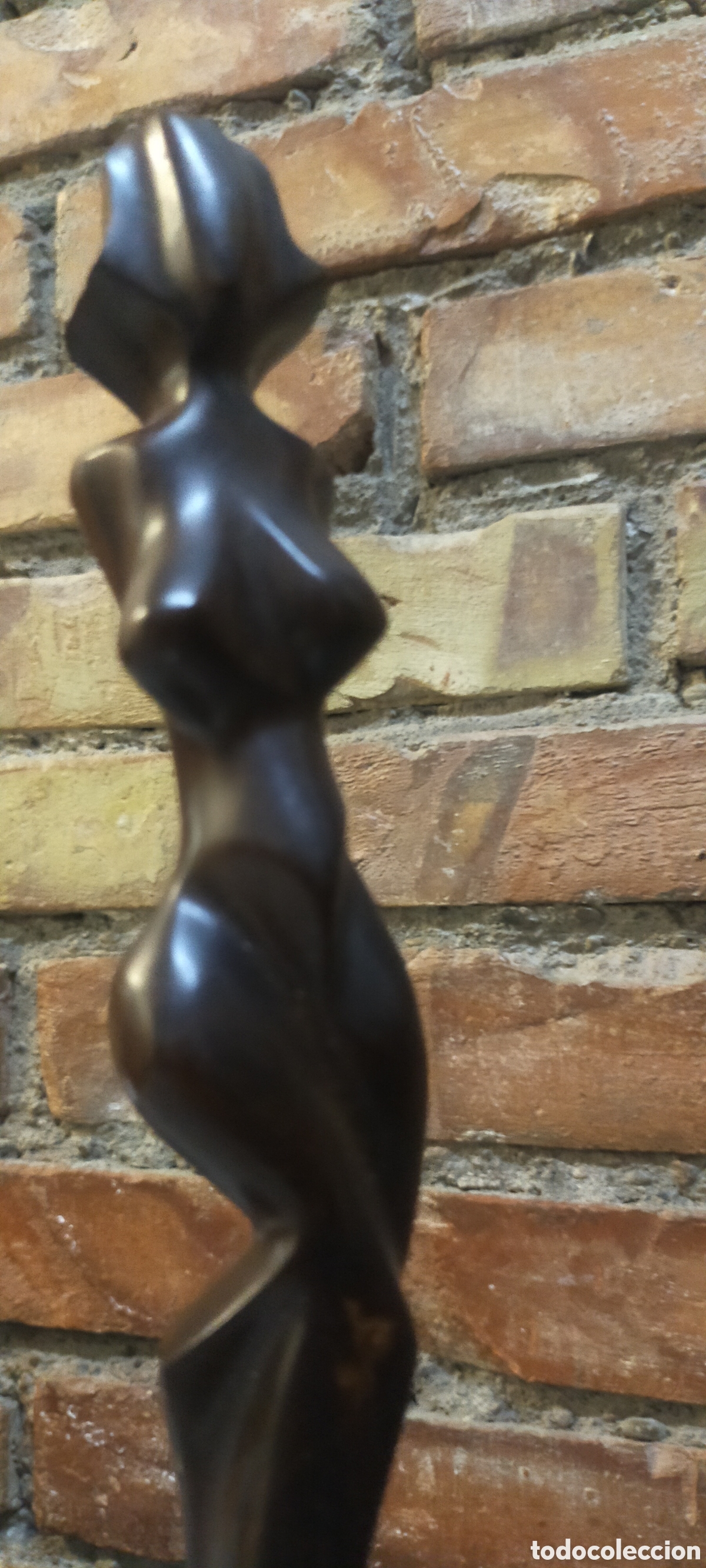 Arte: Estatua Mujer Madera Cuba - Foto 12