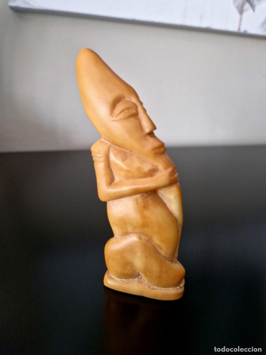 Arte: TALLA AFRICANA EN COLMILLO - Foto 1