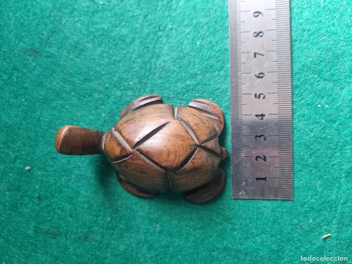 Arte: TORTUGA DE MADERA LABRADA - Foto 5