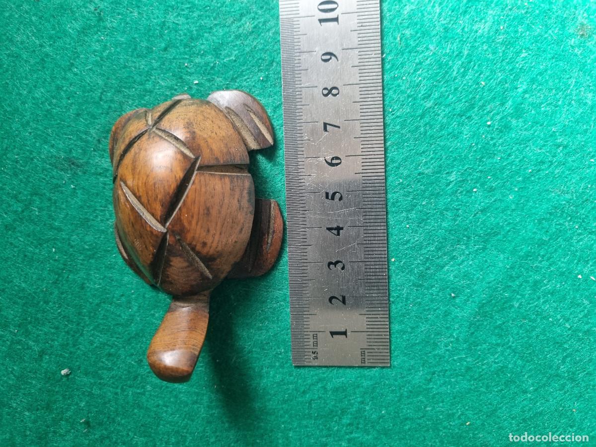 Arte: TORTUGA DE MADERA LABRADA - Foto 6
