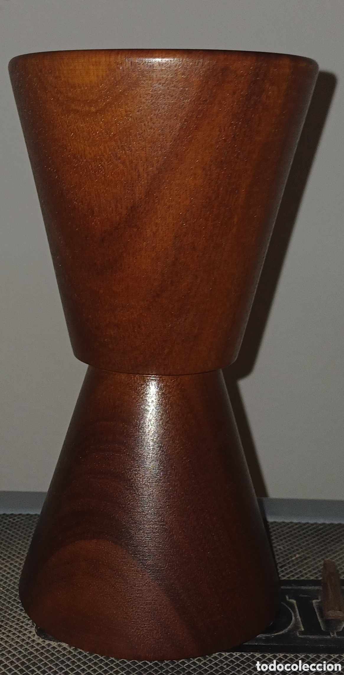 Arte: 4 CALIZES DE TALLA DE MADEra - Foto 4