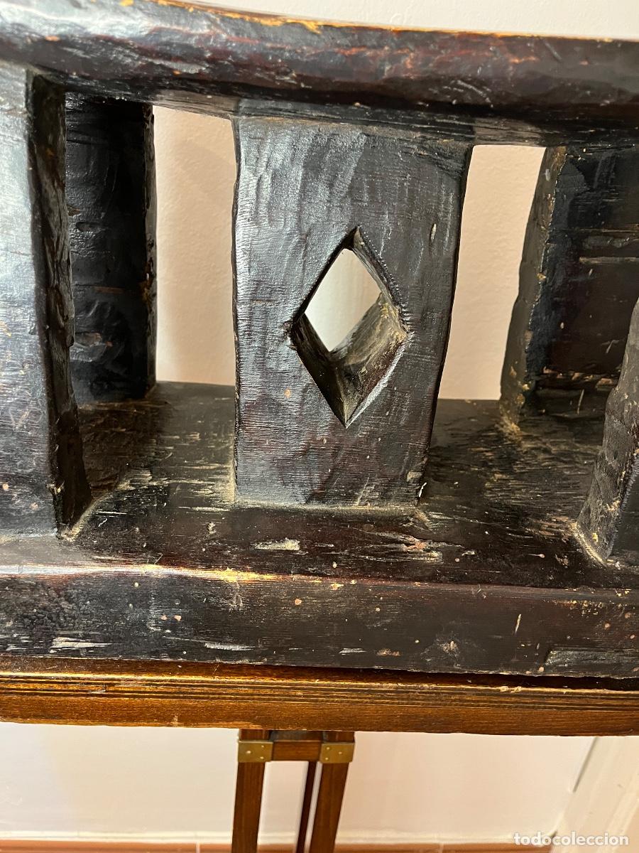 Arte: Taburete ceremonial Ashanti - Foto 3