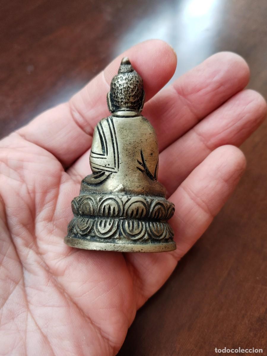 Arte: Figura oriental, Buda. En bronce. - Foto 6