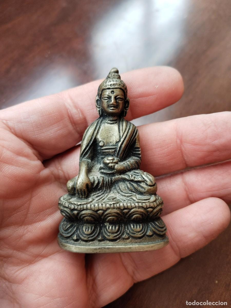 Arte: Figura oriental, Buda. En bronce. - Foto 7