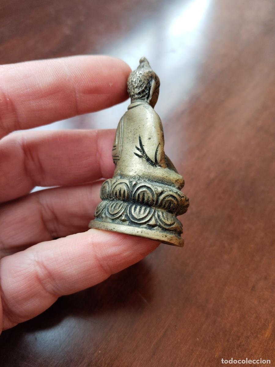 Arte: Figura oriental, Buda. En bronce. - Foto 8