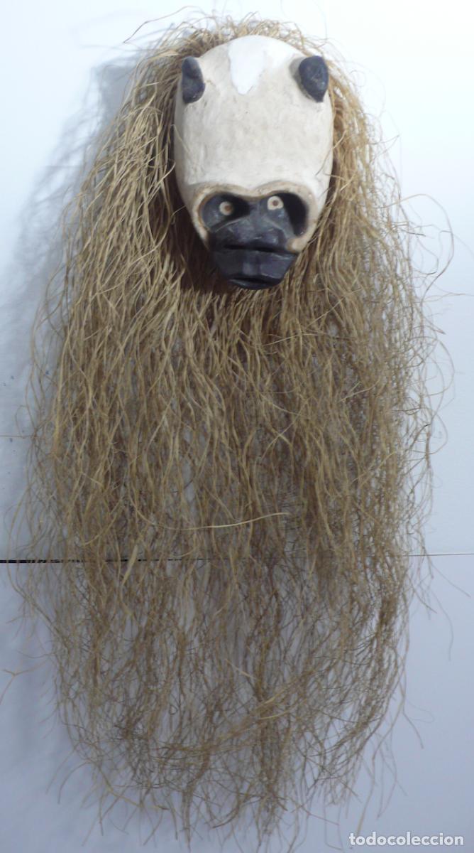 Arte: MASCARA TRIBAL ROSTRO DE MONO - Foto 1