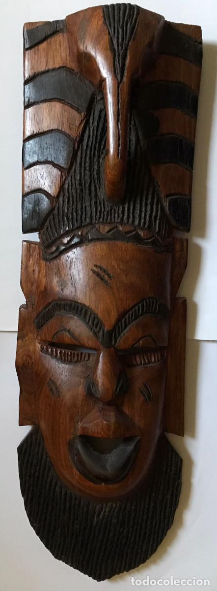 Arte: M&aacute;scara africana de madera - Foto 1
