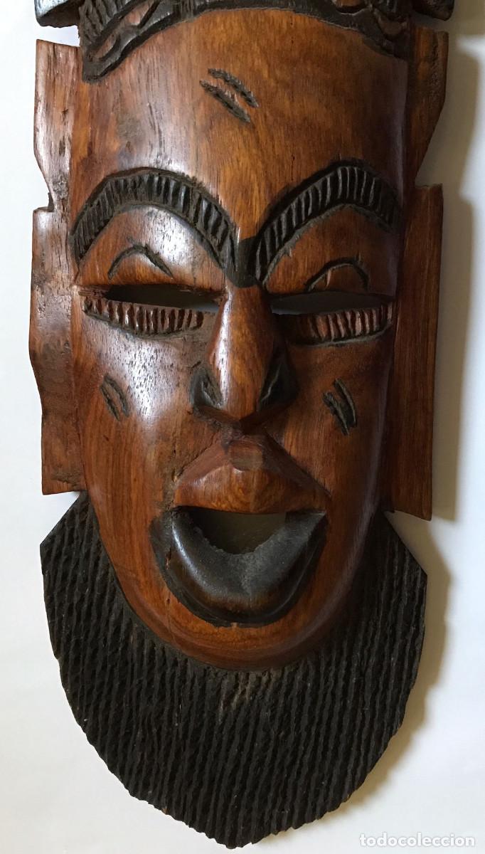 Arte: M&aacute;scara africana de madera - Foto 2