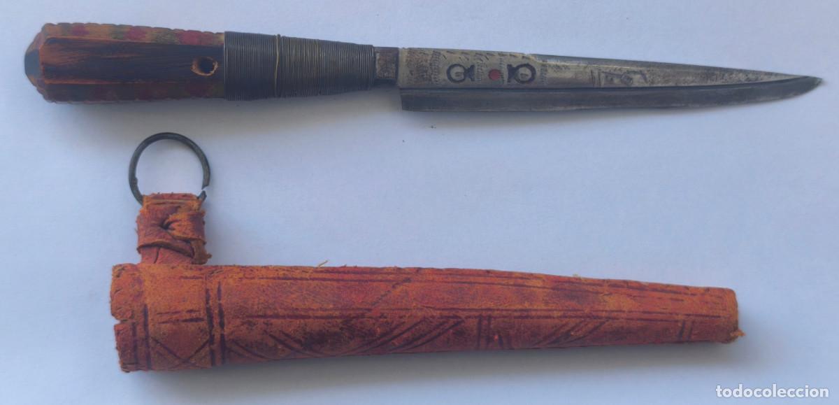 Arte: Antiguo cuchillo africano original - Foto 1