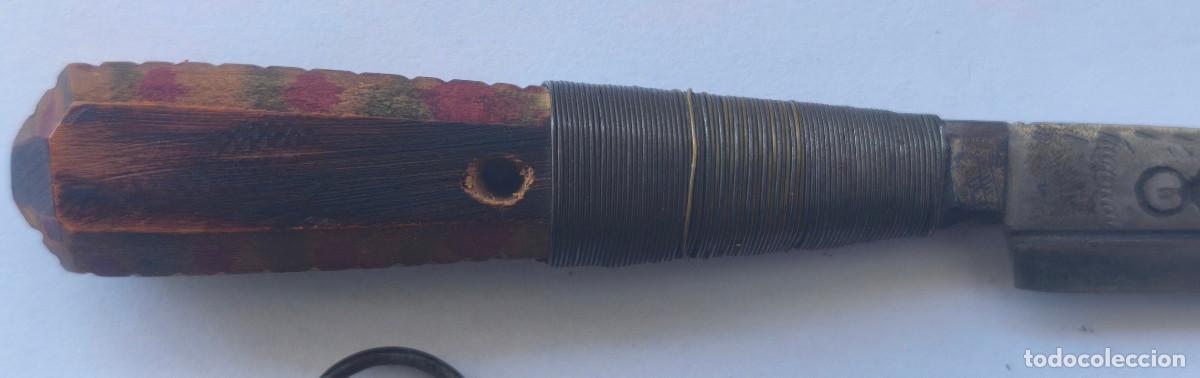 Arte: Antiguo cuchillo africano original - Foto 3
