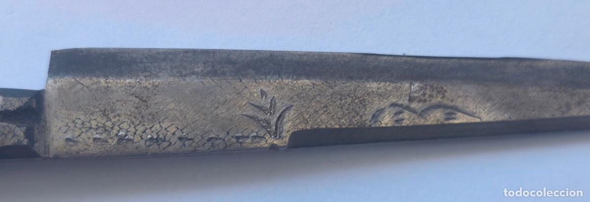 Arte: Antiguo cuchillo africano original - Foto 5