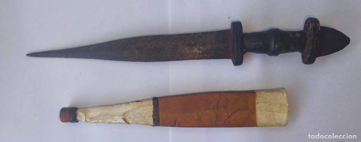 Arte: Antiguo cuchillo africano original - Foto 1