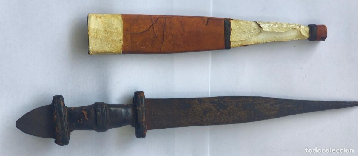 Arte: Antiguo cuchillo africano original - Foto 3