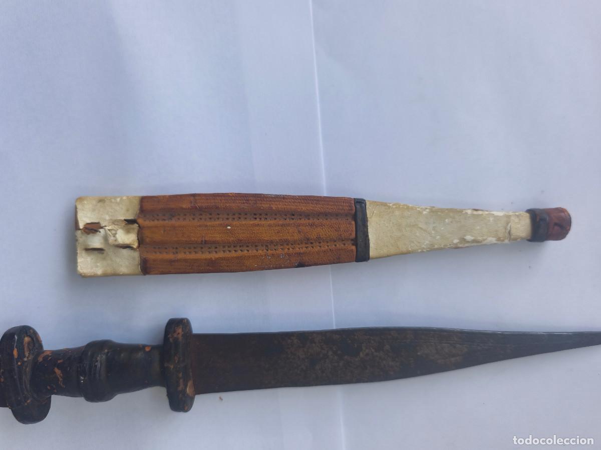Arte: Antiguo cuchillo africano original - Foto 2