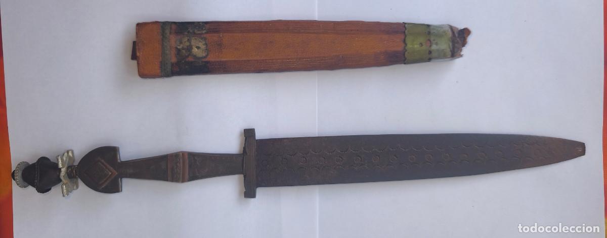 Arte: Antiguo cuchillo africano original - Foto 1