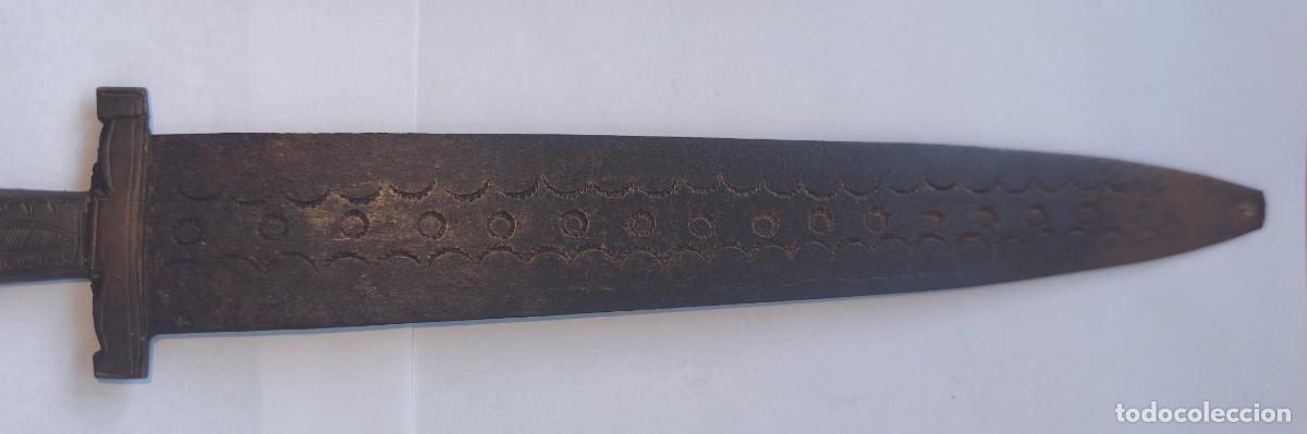 Arte: Antiguo cuchillo africano original - Foto 2