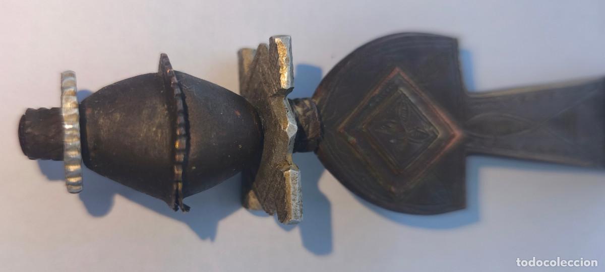 Arte: Antiguo cuchillo africano original - Foto 4