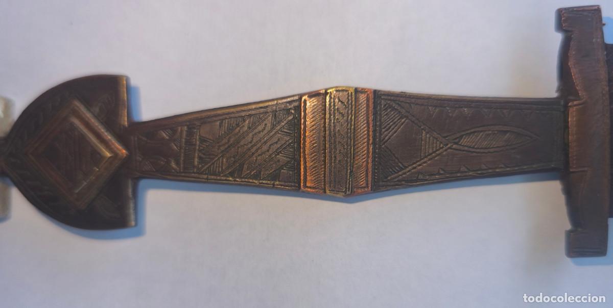 Arte: Antiguo cuchillo africano original - Foto 6