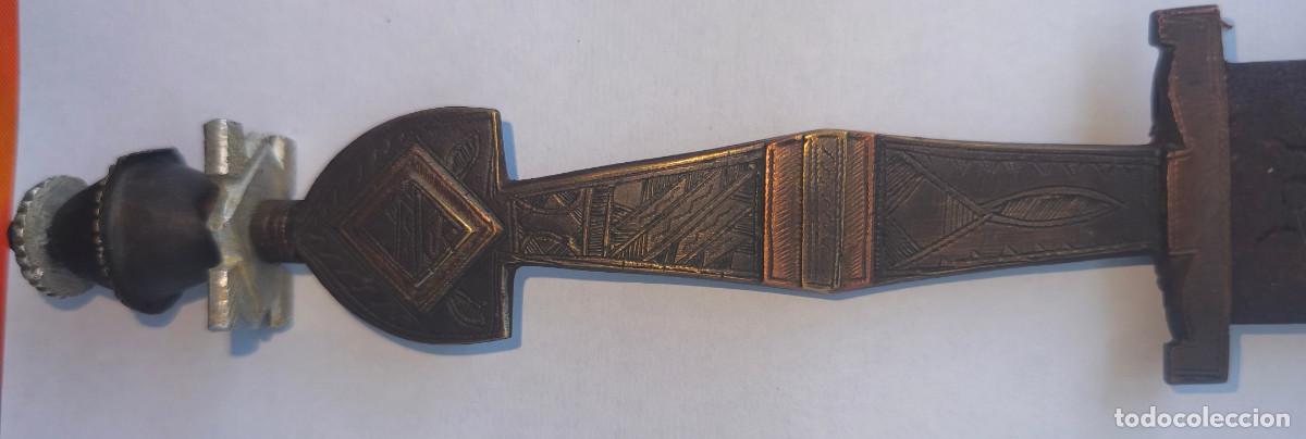 Arte: Antiguo cuchillo africano original - Foto 7