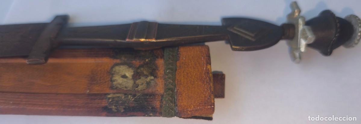 Arte: Antiguo cuchillo africano original - Foto 8