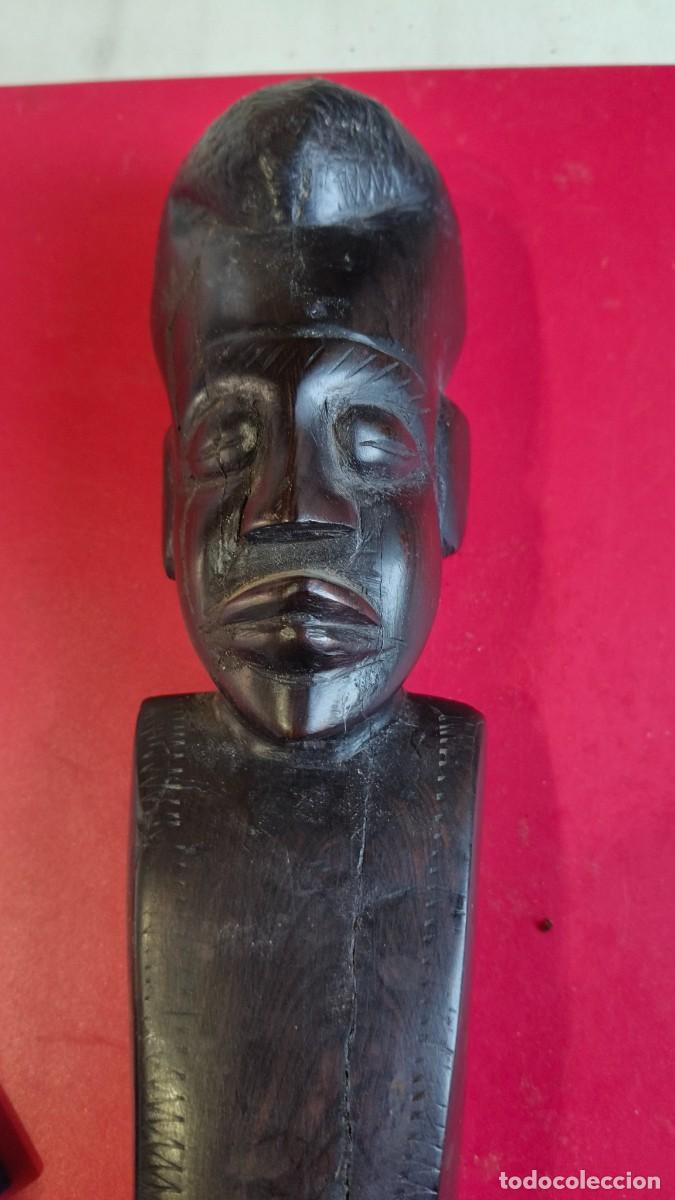 Arte: Sculpture &eacute;b&egrave;ne Afrique 1900 - Foto 4