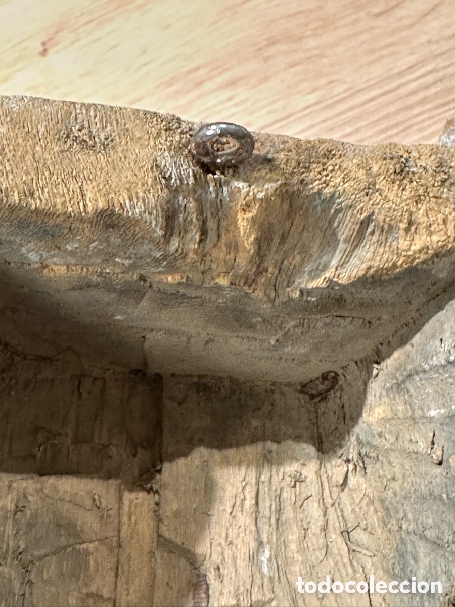 Arte: Antigua m&aacute;scara . Labrada en madera - Foto 10