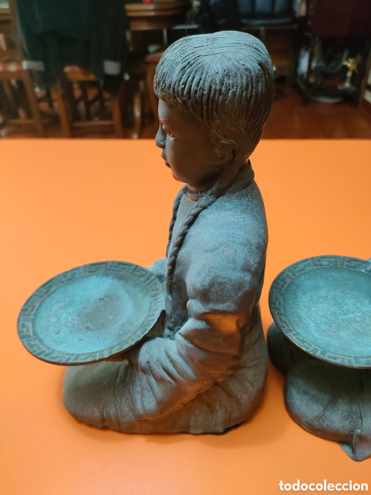 Arte: Pareja de figuras en bronce a la cera perdida - Foto 2