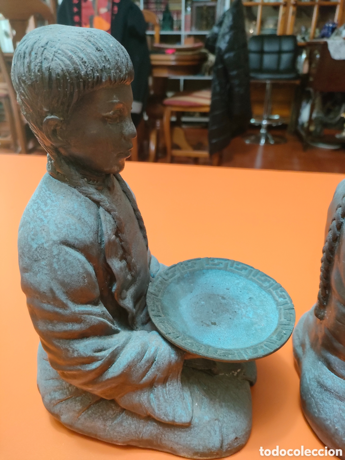 Arte: Pareja de figuras en bronce a la cera perdida - Foto 6