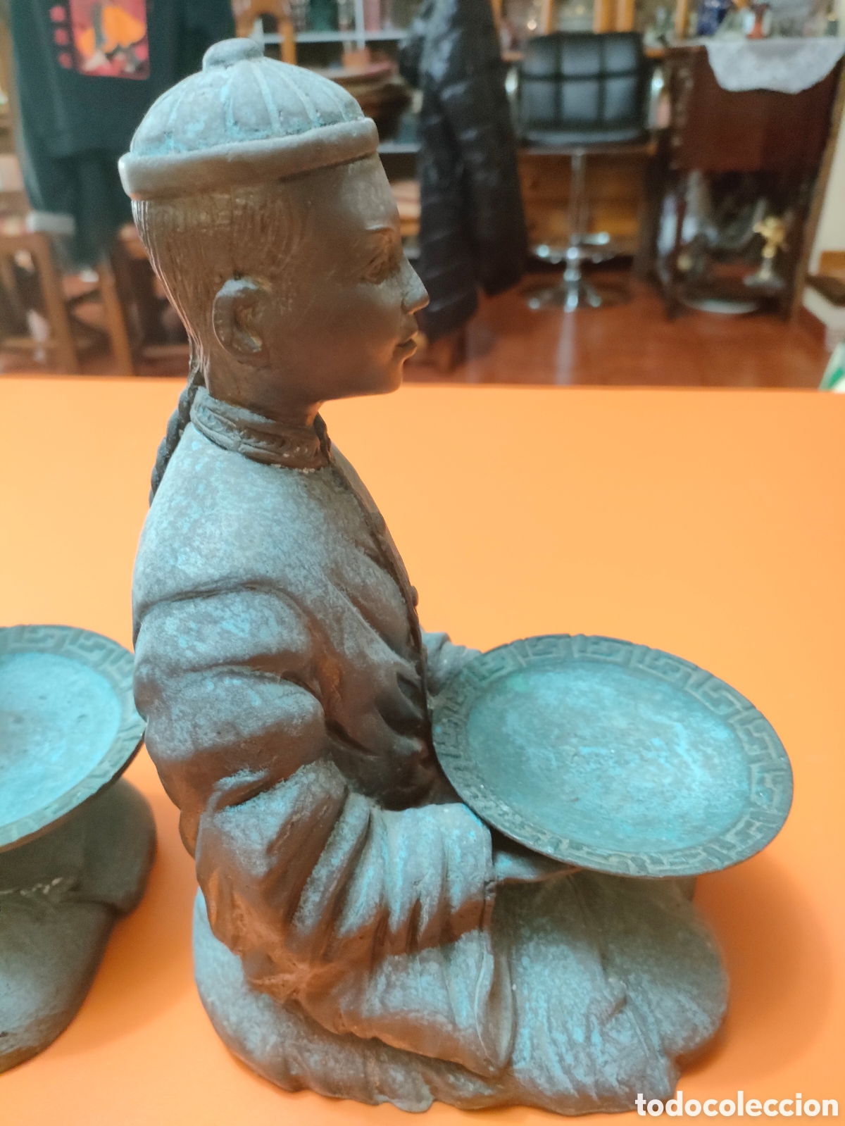 Arte: Pareja de figuras en bronce a la cera perdida - Foto 8