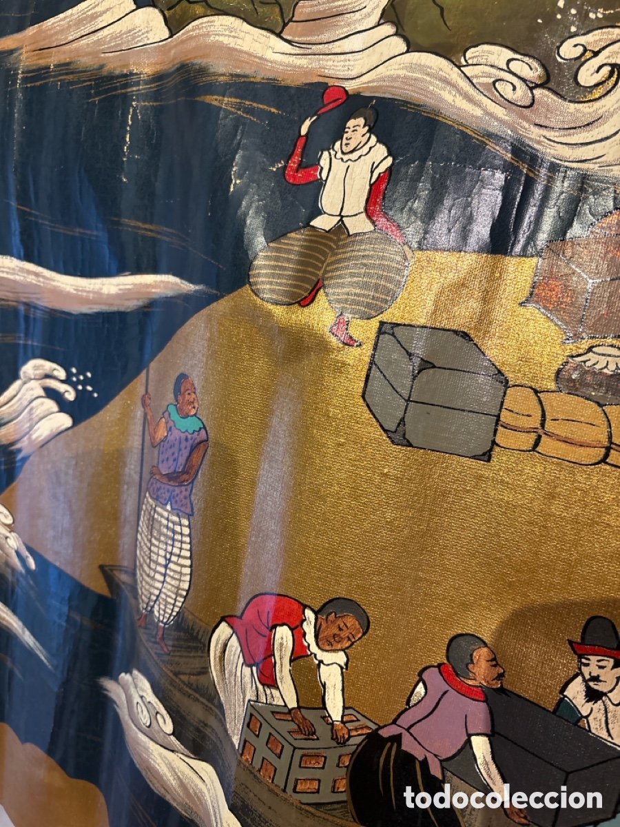 Arte: Panel pintado Japon&eacute;s - Foto 3