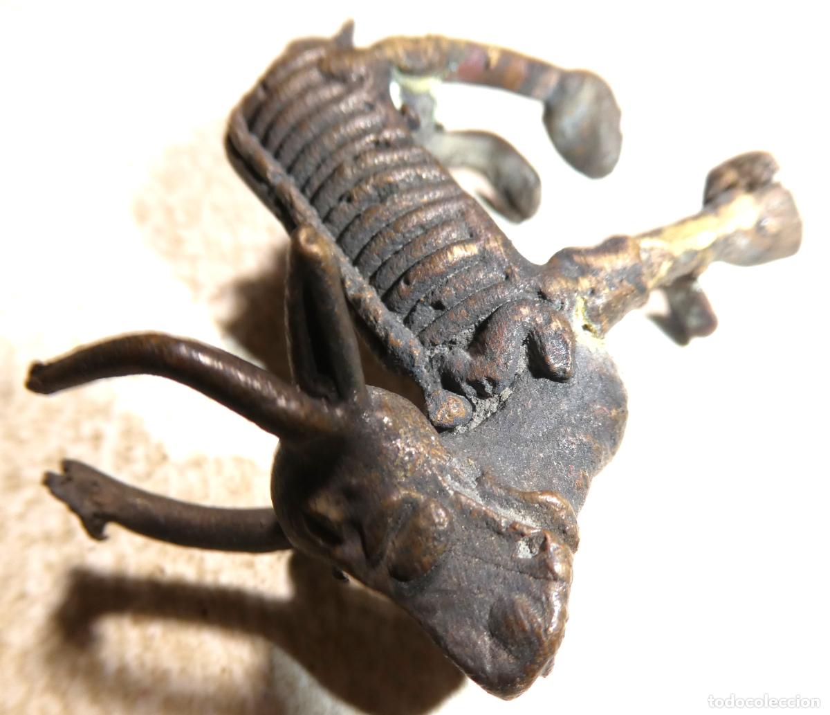 Arte: Figura africana de bronce a identificar - Foto 4