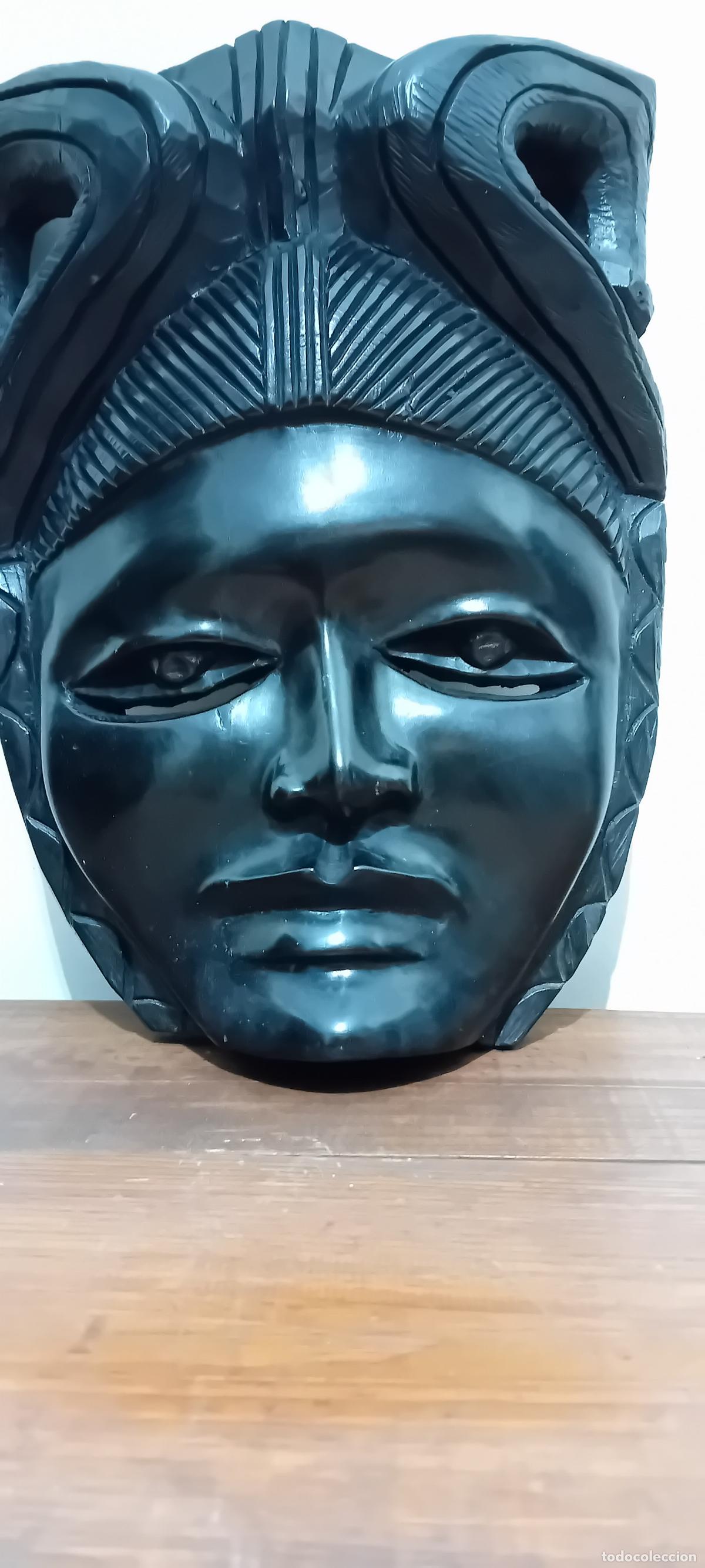 Arte: MASCARA AFRICANA EN MADERA - Foto 1