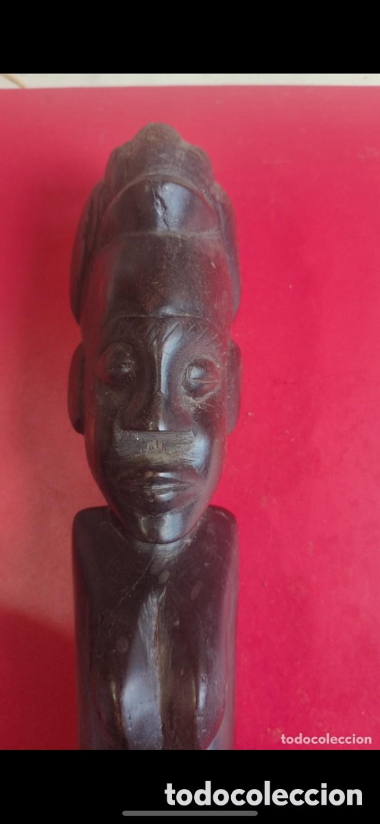 Arte: Figura &eacute;bano africana - Foto 3