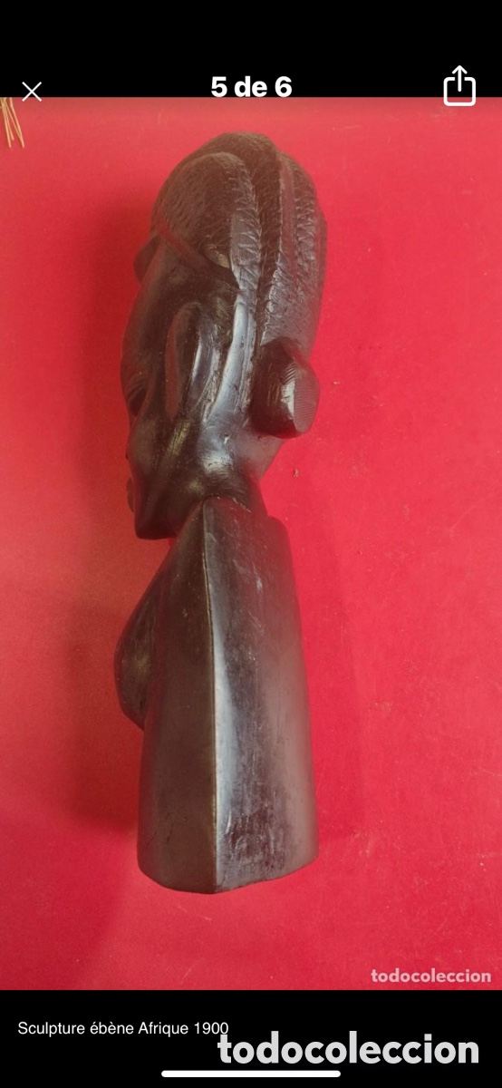 Arte: Figura &eacute;bano africana - Foto 4