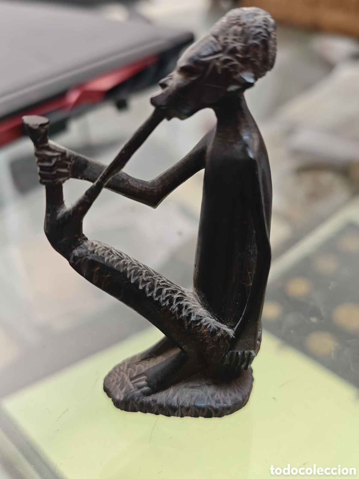 Arte: Figura africana madera - Foto 4