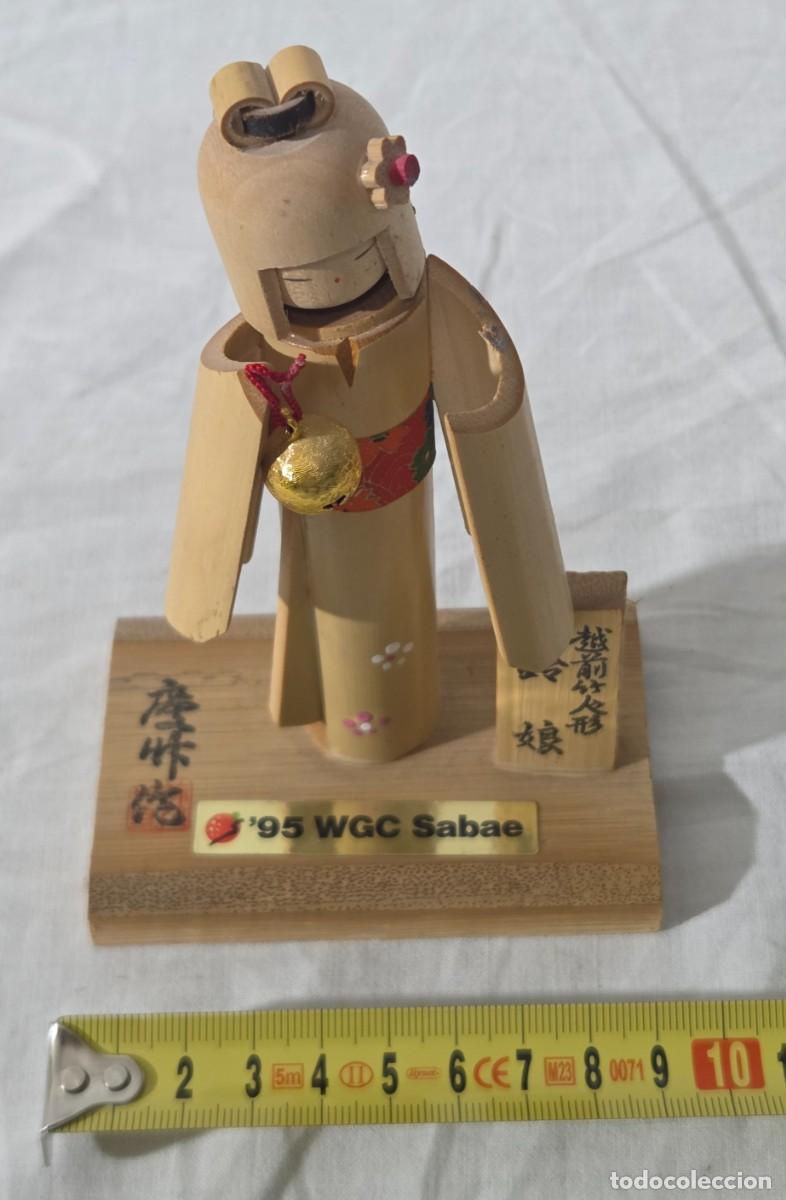 Arte: Mu&ntilde;eca Kokeshi de bambu - Foto 10