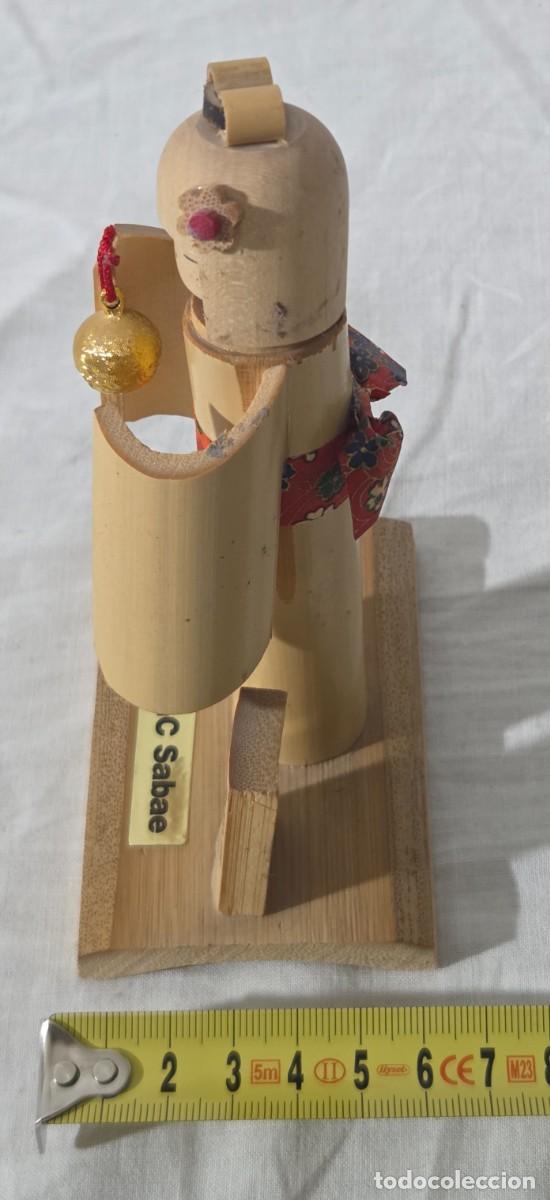 Arte: Mu&ntilde;eca Kokeshi de bambu - Foto 11