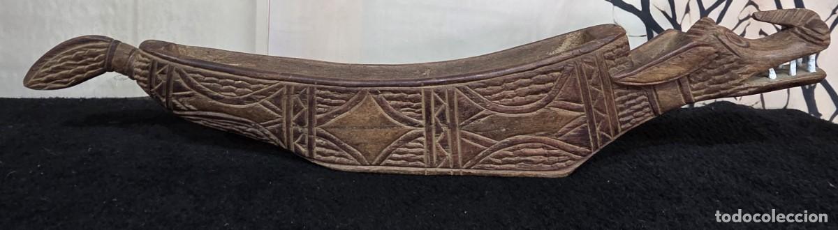 Arte: Canoa de madera tallada a mano - Foto 3