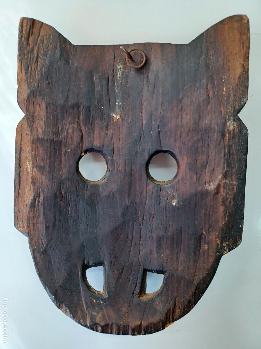 Arte: M&Aacute;SCARA THAILANDESA DE MADERA. - Foto 2