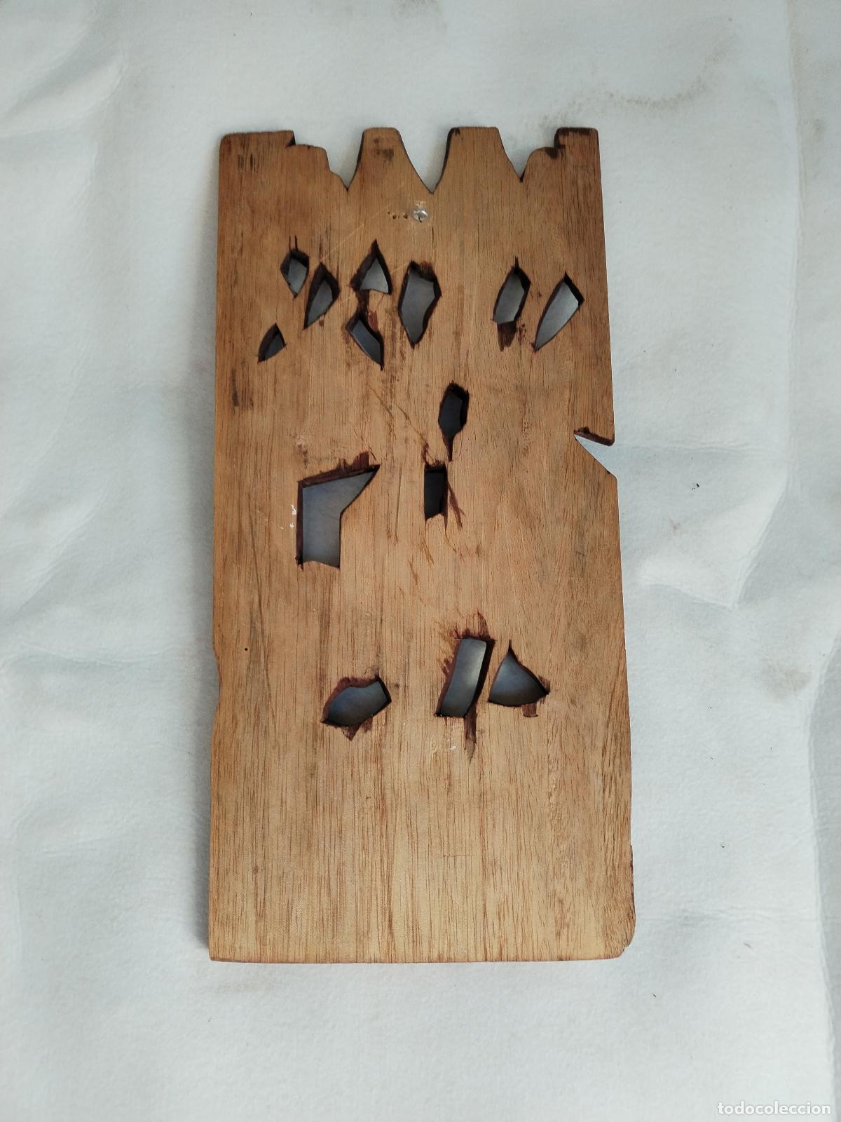 Arte: cuadro talla africana de madera - Foto 3