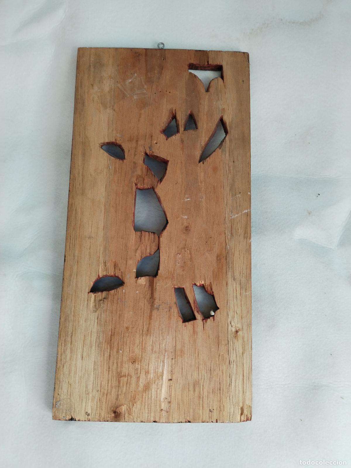 Arte: cuadro talla africana de madera - Foto 3