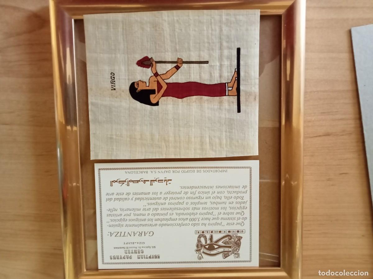 Arte: Papiro Egipto.Certificado. - Foto 1