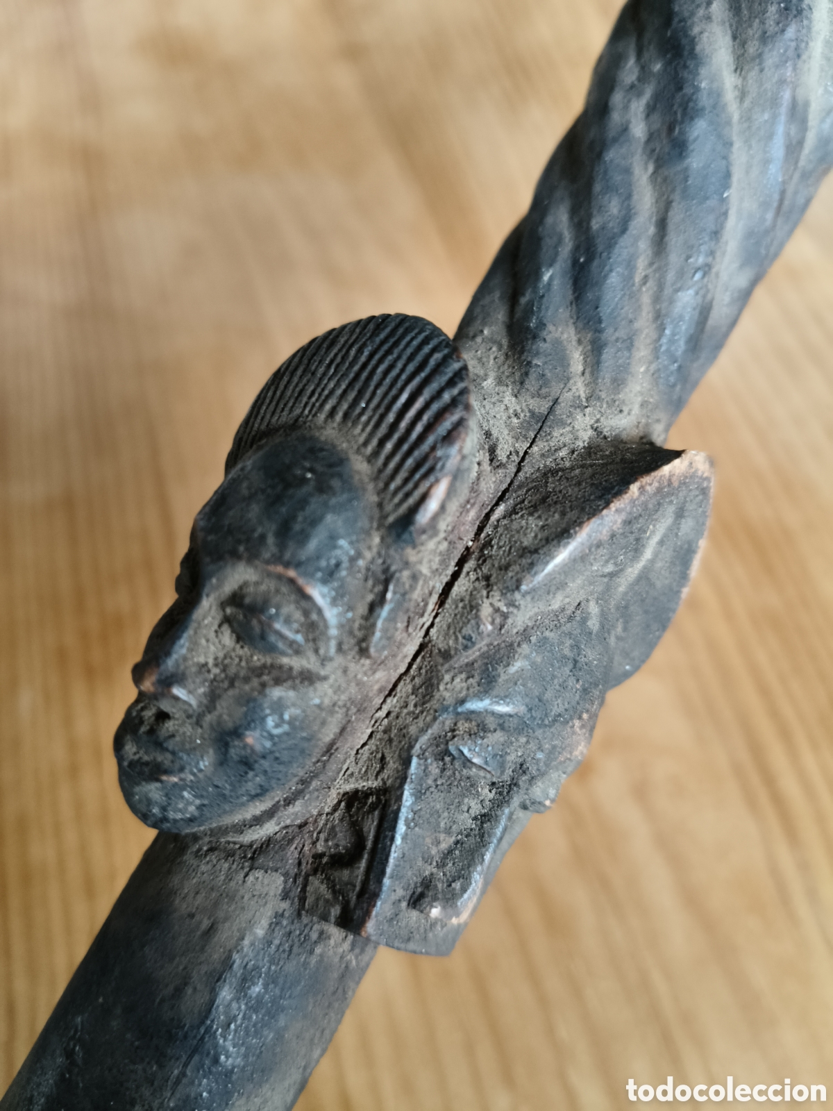 Arte: Cetro africano de madera - Foto 3
