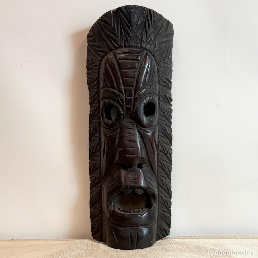 Arte: M&aacute;scara Africana Tallada - Foto 1