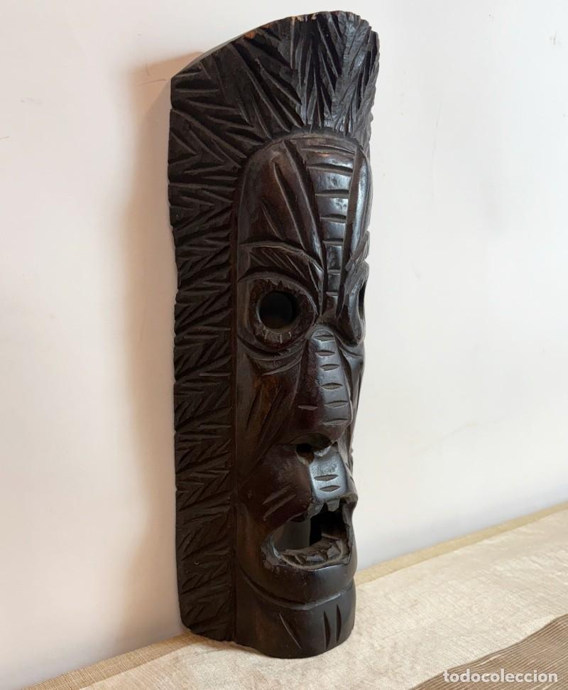 Arte: M&aacute;scara Africana Tallada - Foto 2
