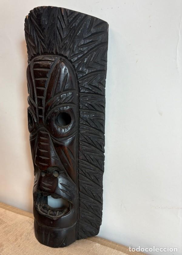 Arte: M&aacute;scara Africana Tallada - Foto 3