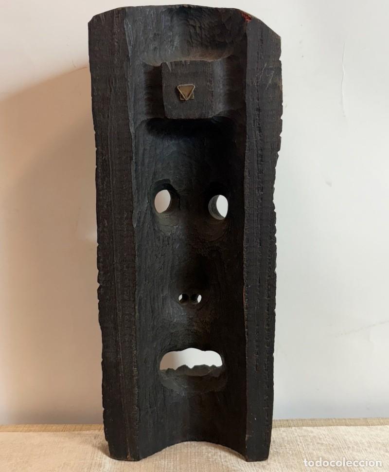 Arte: M&aacute;scara Africana Tallada - Foto 4