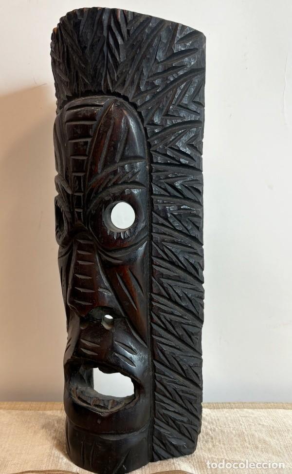 Arte: M&aacute;scara Africana Tallada - Foto 5